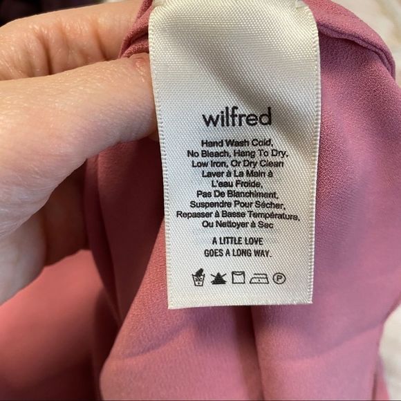 Aritzia Wilfred Morel Off Shoulder  Blouse Pink - Picture 13 of 14